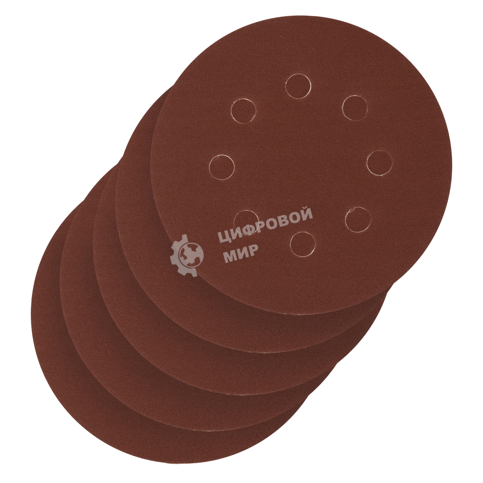 Круг абразивный Сибртех на ворсовой подложке под 