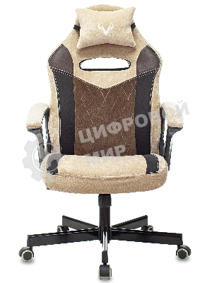 Кресло Бюрократ VIKING 6 KNIGHT BR FABRIC коричневый, ткань, 120 кг, механизм качания