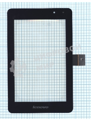 Сенсорное стекло (тачскрин) для Lenovo v2007 черное