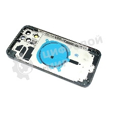 Задняя крышка (корпус) в сборе с рамкой для Apple iPhone 12 Pro Max синяя
