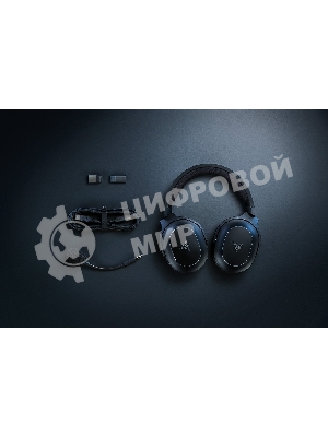 Гарнитура Razer Barracuda X Chroma чёрный, беспроводная, радиоканал, до 70 ч, съёмный микрофон, подсветка