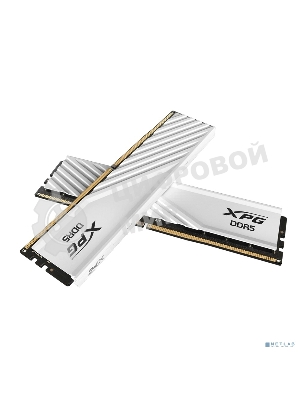 Оперативная память XPG Lancer Blade, DDR5, 32GB (2x16 GB), 6000 MHz, CL36, радиатор, белый