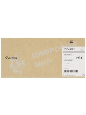 Картридж струйный Canon PFI-706 PC (6685B001) фото голубой (700 мл) для Canon iPF8300S/8400/9400S/9400