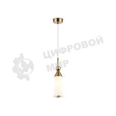Светильник Ambrella light LH55271 BS/FR латунь/белый матовый E14 max 40W D65*1500