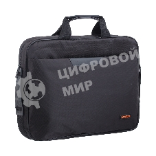 Сумка для ноутбука ExeGate EX264610RUS Office F1595 Black, черная, полиэстер, для ноутбуков до 15.6