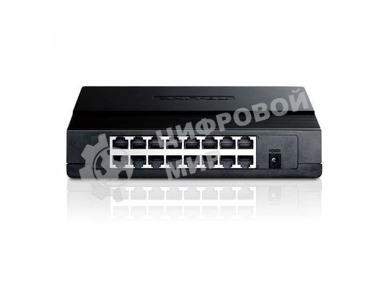 Коммутатор TP-Link SMB TL-SF1016D Коммутатор 16-port 10/100M Desktop Switch, 16 10/100M RJ45 ports, Plastic case