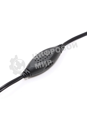 Акустическая система Gembird SPK-203, черный МДФ,2х3 Вт, регулятор громкости, USB