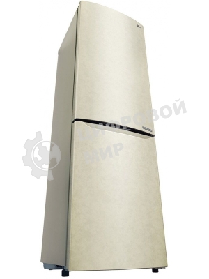 Холодильник LG GA-B419SEJL бежевый двухкамерный 223/79л морозилка снизу, No Frost