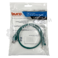 Патч-корд Buro cat.5e molded 0.5м зеленый RJ-45 (m)-RJ-45 (m)