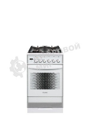 Плита комбинированная Gefest ПГЭ 5502-03 0042 белый, конфорок 4 газовых, духовка 55 л, 50 см x 85 см x 58.5 см