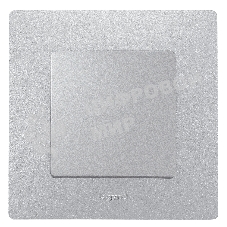 Выключатель 1-клавишный, авт.клеммы, 10AX, 250 В 672401 Legrand Etika Алюминий