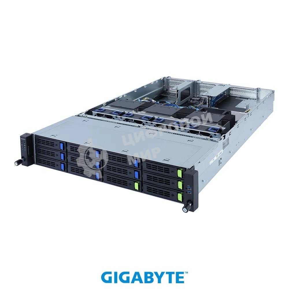 Серверная платформа Gigabyte R282-G30 2U Server Supports up to 3 x double slot GPU cards,3rd Gen. Intel® Xeon® Scalable Processors,8-Channel RDIMM/LRDIMM DDR4 per processor, 32 x DIMMs,Supports Intel® Optane Persistent Memory 200 series,Dual ROM Architecture supported,6NR282G30MR-0
