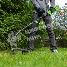 Триммер электрический Сибртех ЭКИ-1100, 1100 Вт, 350 мм, разборная штанга,катушка