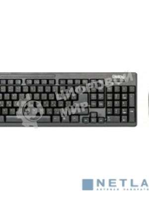 Комплект клавиатура+мышь Dialog KMROP-4010U беспроводной, USB, 1600 DPI, чёрный