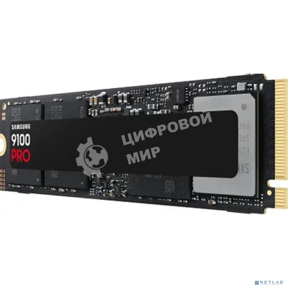 Накопитель SSD 4Tb Samsung 9100 PRO, M.2, PCI-E 5.0 x4, TLC 3D NAND R/W - 14800/13400 Mb/s