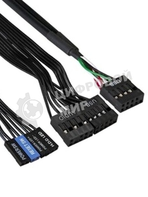 Компьютерный корпус Minitower ExeGate BAA-105-01-UNS500 (mATX, БП UNS500 с вент. 12см, 2*USB, аудио, черный)