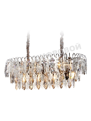 Светильник Ambrella light TR5259/10 CH/CL хром/прозрачный E27*10 max 40W 800*300*270