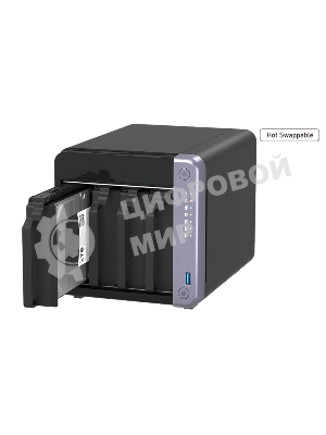 Сетевое хранилище NAS Qnap TS-432X-4G 4-bay настольный Alpine AL-524