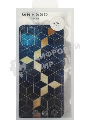 Чехол (клип-кейс) Gresso Meridian, для iPhone 13, синий gr17aaae8890