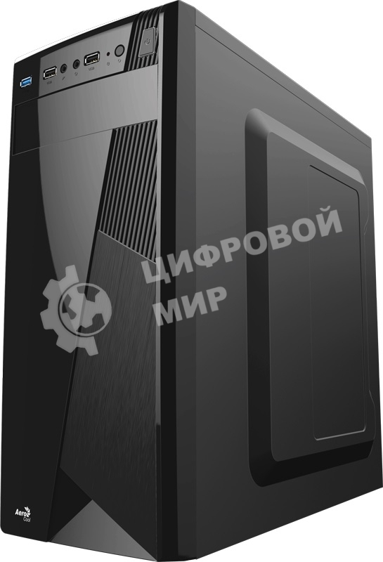 Компьютерный корпус Aerocool/Formula CS-1101 черный без БП ATX 2x120мм 1x140мм 2xUSB 2.0 1xUSB 3.0 audio
