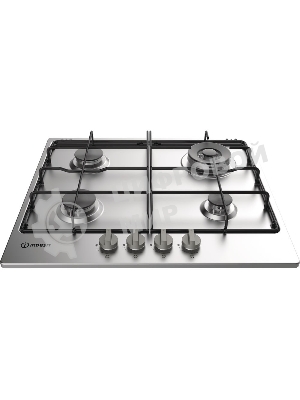 Газовая варочная поверхность Indesit THP 642 W/IX/I RU нержавеющая сталь