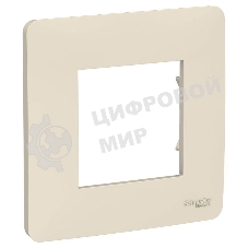 Рамка 1-м UNICA STUDIO беж. SchE NU200244