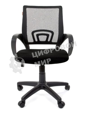 Кресло Chairman 696 TW-04 серый, ткань, 120 кг, механизм качания