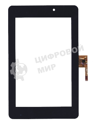 Сенсорное стекло (тачскрин) для Lenovo LePad S2007, черное