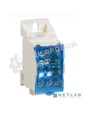 Распределительный блок IEK RBD-160 на DIN-рейку РБД-160А