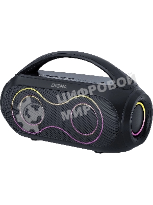 Колонка портативная Digma D-PS1532 черный 60W 2.0 BT 10м 3600mAh (PS1532B)