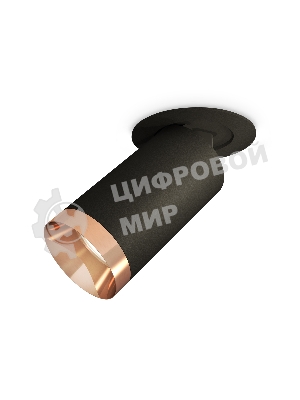 Светильник Ambrella Light XM6323205 SBK/PPG черный песок/золото розовое полированное MR16 GU5.3 (A2242, C6323, N6135)