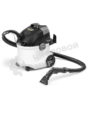 Пылесос моющий Karcher SE 5 Car белый/черный, 1000 Вт, уборка влажная/сухая, пылесборник мешок/контейнер 4 л (в компл.:1мешок)