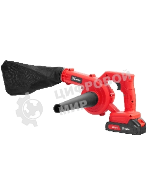 Воздуходувка-пылесос акк. портативная MTX LB-185, 35 м/с, 170 м3/ч, Li-Ion, 20 В