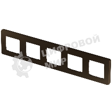 Рамка 5 постов бронза Inspiria