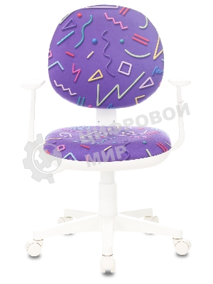Кресло Бюрократ CH-W356AXSN Sticks 08 фиолетовый, ткань, 120 кг