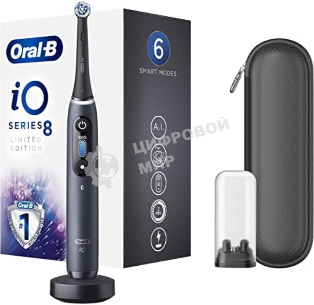 Электрическая зубная щетка Oral-B iO Series 8 Limited Edition Onyx черный