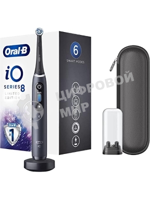 Электрическая зубная щетка Oral-B iO Series 8 Limited Edition Onyx черный