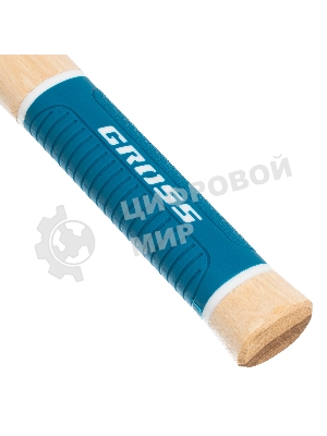 Молоток-гвоздодер Gross 10418 American hickory 450г, угол 75, магнит, обрезиненная рукоятка