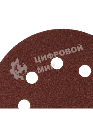 Круг абразивный Сибртех на ворсовой подложке под 