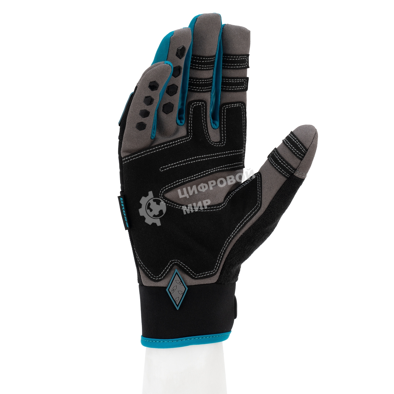 Перчатки универсальные Gross усиленные, с защитными накладками, DELUXE, размер M (8)