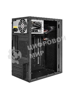 Компьютерный корпус Minitower ExeGate BAA-303U-AAA450 (mATX, БП AAA450 с вент. 8см, 2хUSB+1хUSB 3.0, HD Audio, черный)