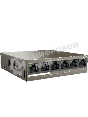 Коммутатор Tenda TEF1106P-4-63W 6PORT 100M 4POE