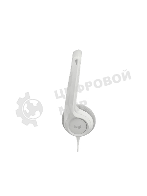 Гарнитура Logitech H390 белый, проводная, USB