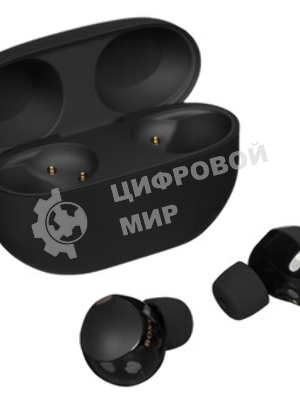 Наушники TWS Sony WF-1000XM5 черный, внутриканальные, Bluetooth, активное шумоподавление, беспроводная зарядка, до 8 ч