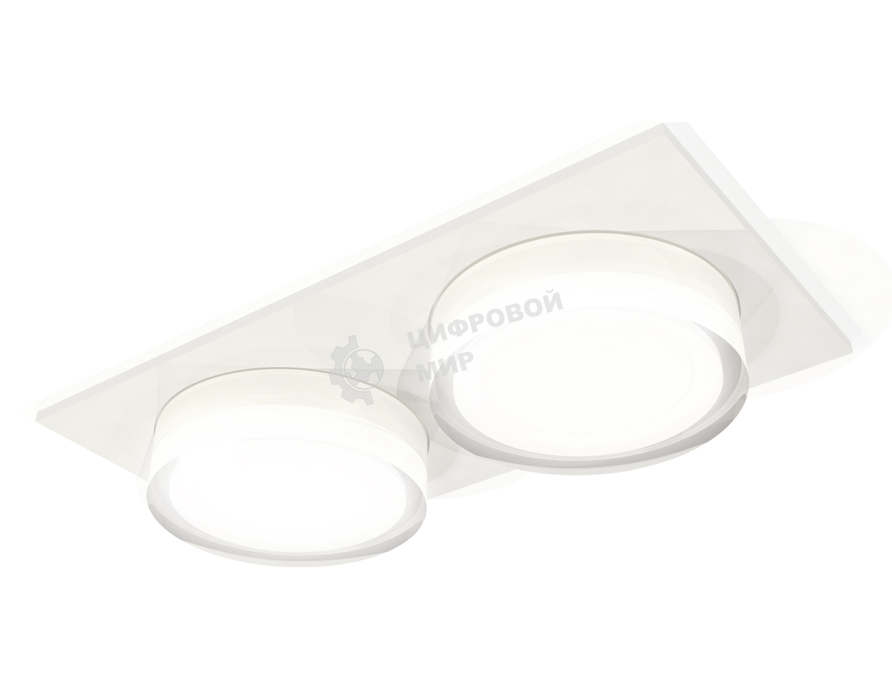Комплект встраиваемого светильника Ambrella light XC7635043 SWH/FR/CL белый песок/белый матовый/прозрачный MR16 GU5.3 (C7635, N7160)