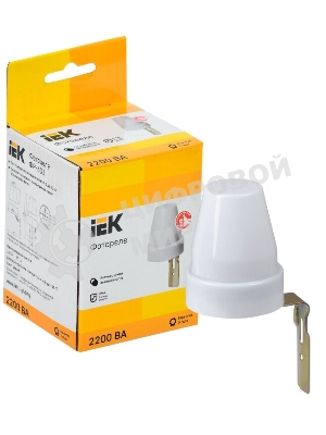 Фотореле ФР 601 2200ВА IP44 сер. IEK LFR20-601-2200-003