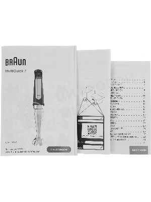 Блендер погружной Braun Multiquick 7 MQ7075X черный, 1000 Вт, плавная регулировка, турбо