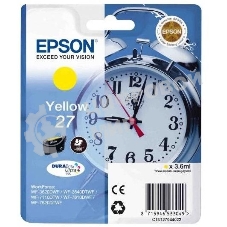 Картридж струйный Epson T2704 (C13T27044022/C13T27044020) желтый, 300 стр., для WF7110/7610/7620 (300стр.)