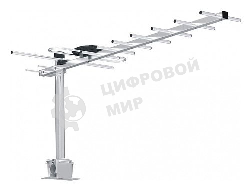 Антенна телевизионная Hyundai H-TAE140 11дБ пассивная серебристый