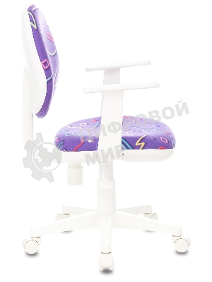 Кресло Бюрократ CH-W356AXSN Sticks 08 фиолетовый, ткань, 120 кг